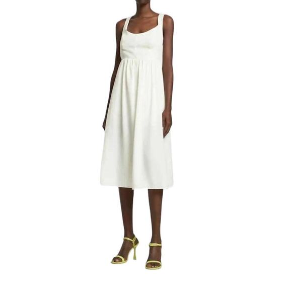 WeWoreWhat × Revolve Satin Charmeuse Corset Midi Dress NWT Women's Size Medium - Picture 1 of 11